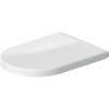 Duravit Toilet Seat w/Slow Close Hinges, White, With Cover, Elongated 0063390000